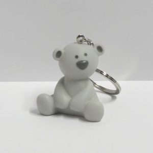 Porte clés Ourson – Gris