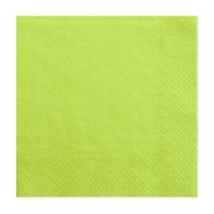 20 Serviettes en papier triple épaisseur – Vert anis