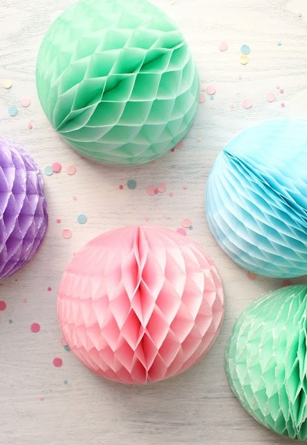 Boule alvéolée – Aqua – 30 cm – Image 2