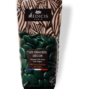 Dragées Médicis Chocolat – Vert foncé – 250 g