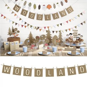 Bannière « Woodland » – thème forêt