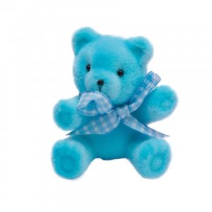 Ourson en feutrine – Turquoise