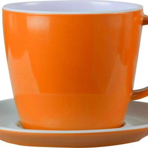 Tasse avec soucoupe en mélamine 250 ml.