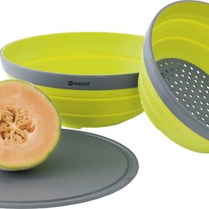 Set saladiers et passoire Collaps pliables