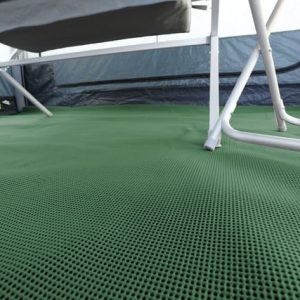 Tapis d’auvent Yurop Soft 300 x 300 cm couleur vert foncé